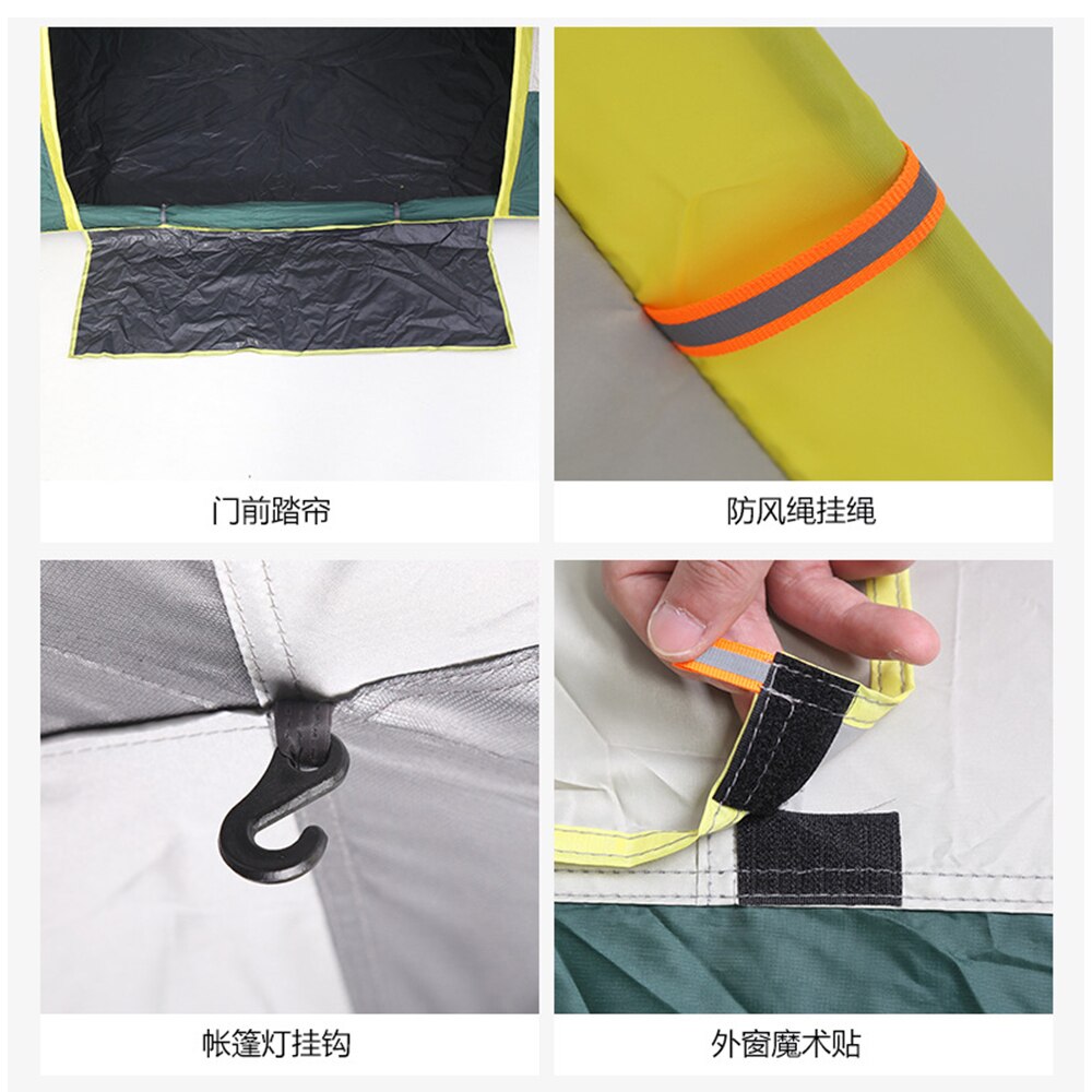 Cheap Goat Tents TANXIANZHE 4P Backpacking Camping Tent Double Layer Waterproof Automatic Portable Outdoor Tent For 4 Season Tents 